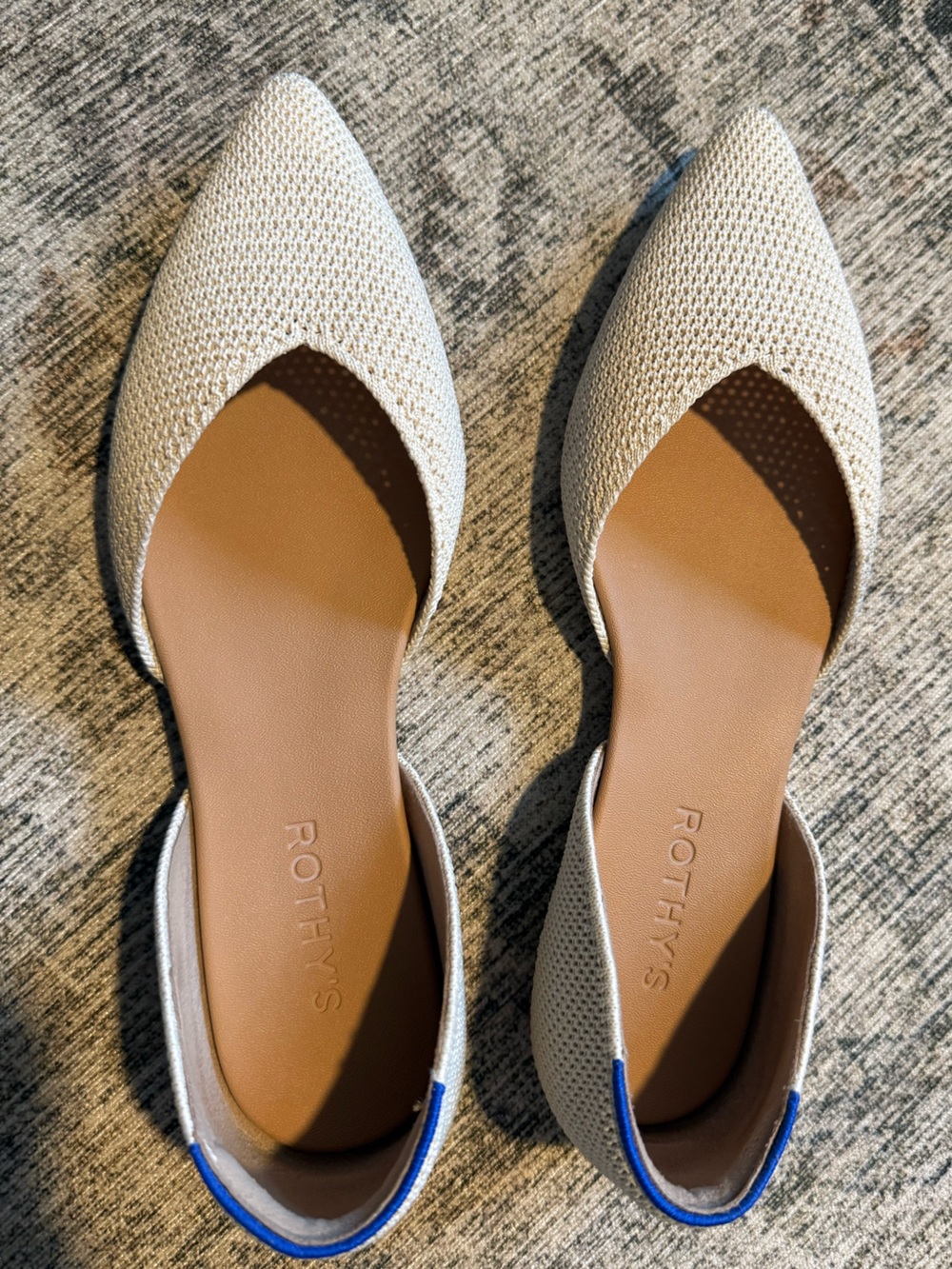 Rothy's Point D’Orsay Flats 8.5 EUC
